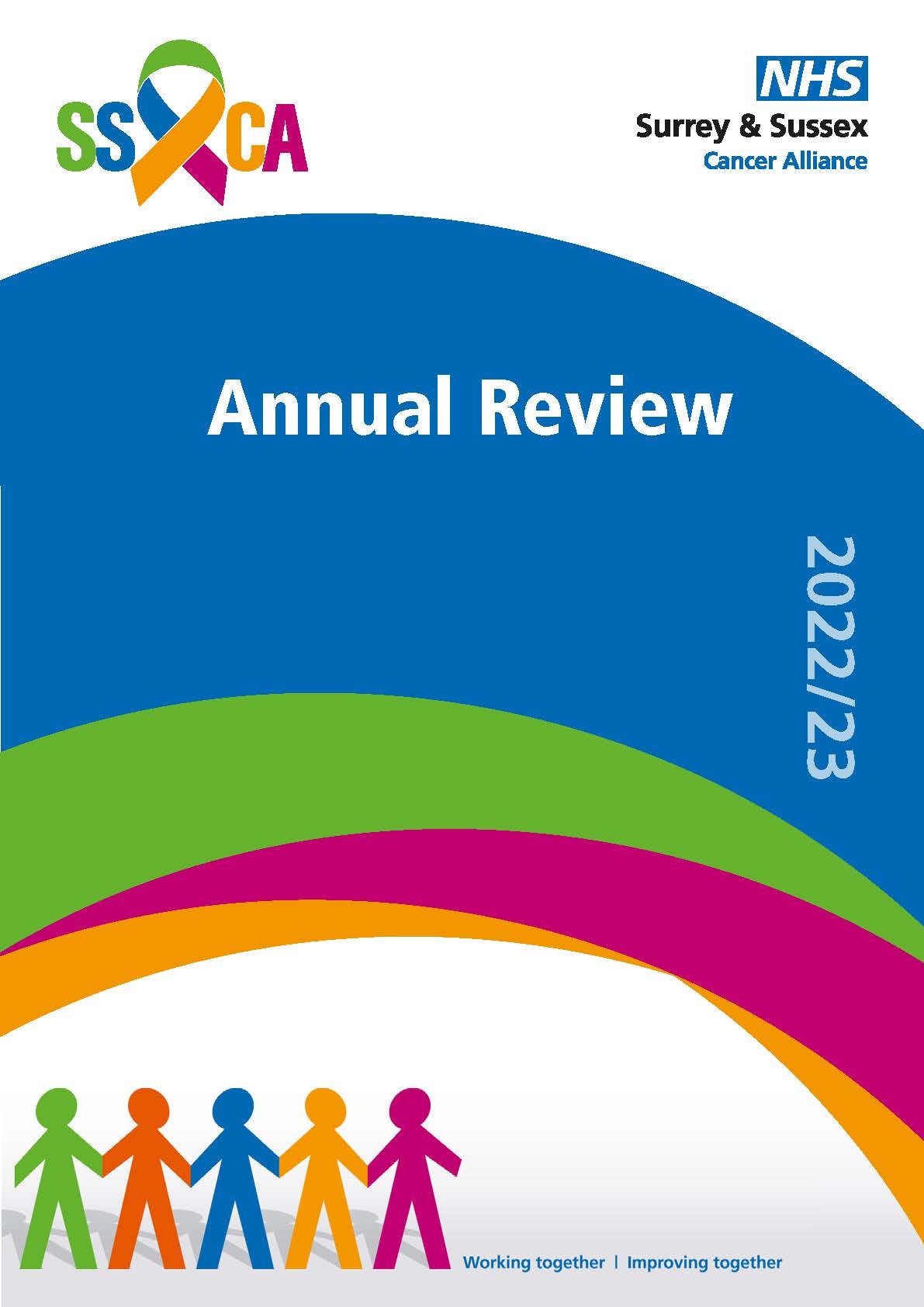 Front cover for Annual Review 2022-23